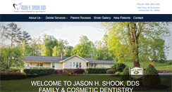 Desktop Screenshot of jasonshookdds.com